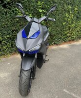 Motorroller Shark 50 ccm 45 km/h EURO 5 mattschwarz - 33 km