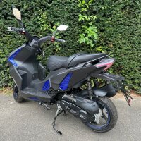 Motorroller Shark 50 ccm 45 km/h EURO 5 mattschwarz - 33 km