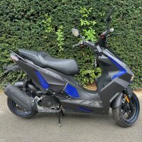 Motorroller Shark 50 ccm 45 km/h EURO 5 mattschwarz - 33 km