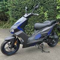 Motorroller Shark 50 ccm 45 km/h EURO 5 mattschwarz - 33 km