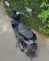 Motorroller Shark 50 ccm 45 km/h EURO 5 mattschwarz - 33 km