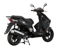 Motorroller Mustang FI 50 ccm 45 kmh EURO 5 mattschwarz