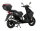 Mofaroller Mustang FI 50 ccm 25 kmh EURO 5 mattschwarz  inkl. Topcase