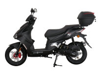 Motorroller Mustang FI 50 ccm 45 kmh EURO 5 mattschwarz inkl. Topcase