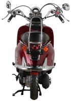 Motorroller Retro Firenze 125 ccm 85 km/h EURO 5 weinrot