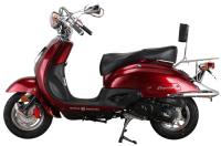Motorroller Retro Firenze 125 ccm 85 km/h EURO 5 weinrot