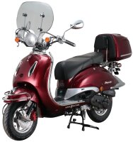 Motorroller Firenze Limited 125 ccm 85 km/h EURO 5 weinrot