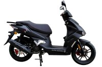 Motorroller Mustang FI 125 ccm 85 km/h EURO 5 mattschwarz