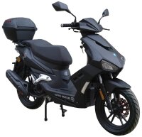 Motorroller Mustang FI 125 ccm 85 km/h EURO 5+ mattschwarz
