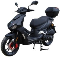 Motorroller Mustang FI 125 ccm 85 km/h EURO 5+ mattschwarz
