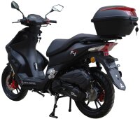 Motorroller Mustang FI 125 ccm 85 km/h EURO 5+ mattschwarz