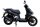 Motorroller Mustang FI 125 ccm 85 km/h EURO 5+ mattschwarz