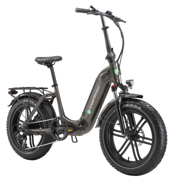 E-Bike Tiefeinsteiger Klapprad GS5 250 W 20 Zoll anthrazit