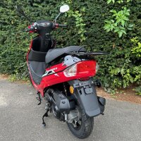 Motorroller CityLeader 50 ccm 45 kmh EURO 5 rot - 25 km