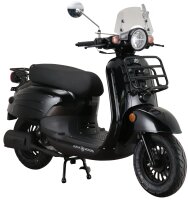 Motorroller Adria 50 ccm 45 km/h EURO 5 schwarz inkl. Windschild