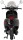 Motorroller Adria 50 ccm 45 km/h EURO 5 schwarz inkl. Windschild