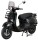Motorroller Adria 50 ccm 45 km/h EURO 5 schwarz inkl. Windschild