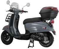 Mofaroller Adria 50 ccm 25 km/h EURO 5 grau inkl. Topcase