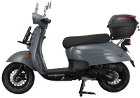 Mofaroller Adria 50 ccm 25 km/h EURO 5 grau inkl. Topcase