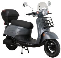Motorroller Adria 50 ccm 45 km/h EURO 5 grau inkl....