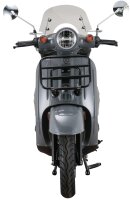 Motorroller Adria 50 ccm 45 km/h EURO 5 grau inkl. Windschild und Topcase