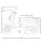 Motorroller Adria 50 ccm 45 km/h EURO 5 grau inkl. Windschild und Topcase