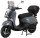 Motorroller Adria 50 ccm 45 km/h EURO 5 grau inkl. Windschild und Topcase