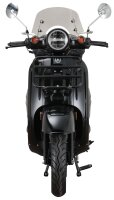Motorroller Adria 50 ccm 45 km/h EURO 5 schwarz inkl. Windschild und Topcase