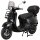Motorroller Adria 50 ccm 45 km/h EURO 5 schwarz inkl. Windschild und Topcase