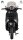 Motorroller Adria 50 ccm 45 km/h EURO 5 schwarz inkl. Windschild und Topcase