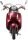 Motorroller Retro Firenze 125 ccm 85 km/h EURO 5 weinrot inkl. Topcase
