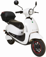 Elektroroller SEED Plus 1200 W 45 km/h weiss inkl. 2 Akkus und Topcase