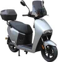 Elektroroller HYPE 3000 W 85 km/h silber inkl. Topcase & Windschild