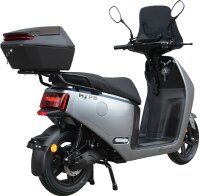 Elektroroller HYPE 3000 W 85 km/h silber inkl. Topcase & Windschild