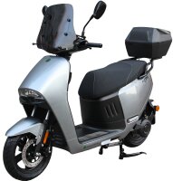 Elektroroller HYPE 3000 W 85 km/h silber inkl. Topcase & Windschild