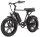 E-Bike Fat Tire California 250 W 20 Zoll