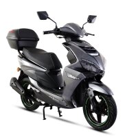 Motorroller Powermax 50 ccm 45 km/h EURO 5 dunkelgrau