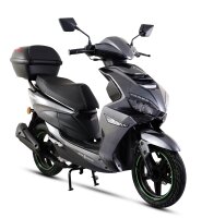 Motorroller Powermax 50 ccm 45 km/h EURO 5 dunkelgrau...
