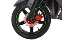 Motorroller Powermax 50 ccm 45 km/h EURO 5 dunkelgrau inkl. Topcase