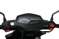 Motorroller Mustang FI 125 ccm 85 km/h EURO 5+ mattschwarz