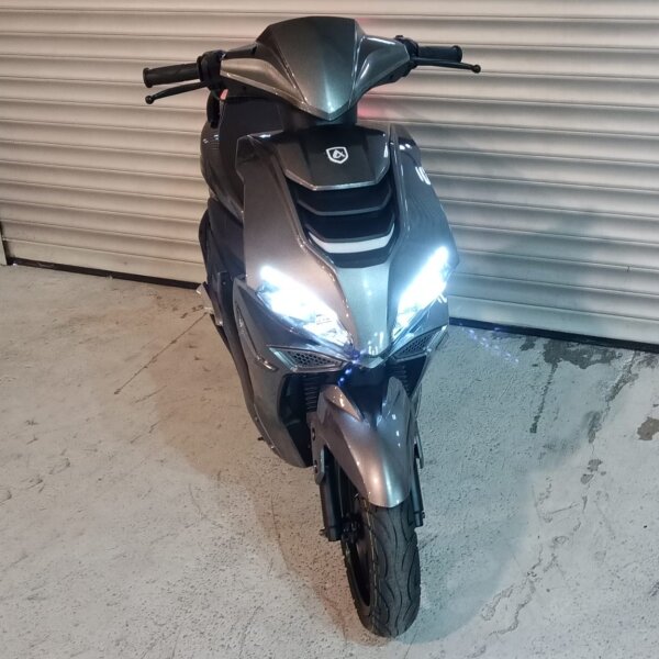 Motorroller Powermax 50 ccm 45 kmh EURO 5 dunkelgrau - 30 km