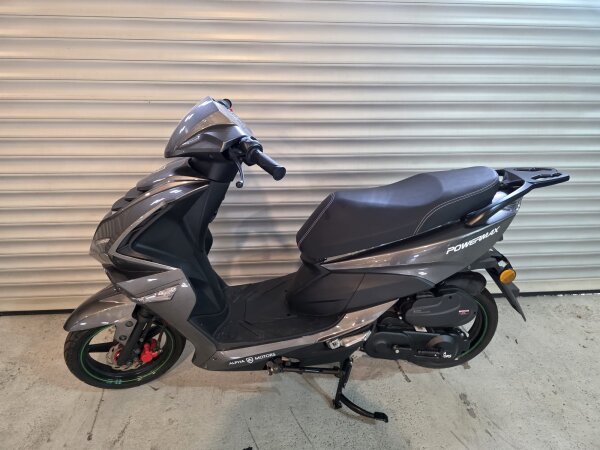 Motorroller Powermax 50 ccm 45 kmh EURO 5 dunkelgrau - 363 km