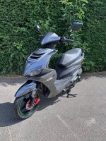 Motorroller Powermax 50 ccm 45 kmh EURO 5 dunkelgrau - 24 km