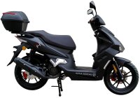 Motorroller Mustang FI 125 ccm 85 km/h EURO 5+ mattschwarz inkl. Topcase