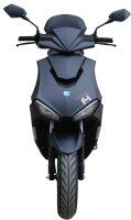 Motorroller Mustang FI 125 ccm 85 km/h EURO 5+ mattschwarz inkl. Topcase