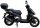 Motorroller Mustang FI 125 ccm 85 km/h EURO 5+ mattschwarz inkl. Topcase