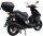 Motorroller Mustang FI 125 ccm 85 km/h EURO 5+ mattschwarz inkl. Topcase