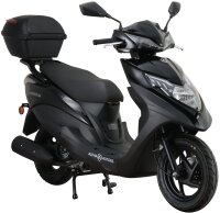 Motorroller Topdrive 125 ccm 85 km/h EURO 5+ schwarz inkl. Topcase