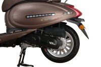 Motorroller Cappucino 125 ccm 85 km/h EURO 5+ mattbraun