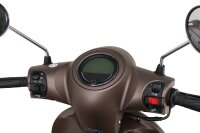Motorroller Cappucino 125 ccm 85 km/h EURO 5+ mattbraun